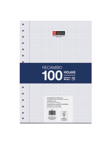 RECAMBIO MR Fº 100h 16 TAL.CD.4